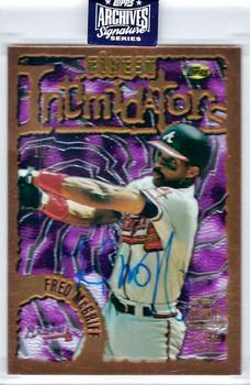 2020 Topps Archives Signature Series Retired Player Edition - Fred McGriff #40 Fred McGriff Front