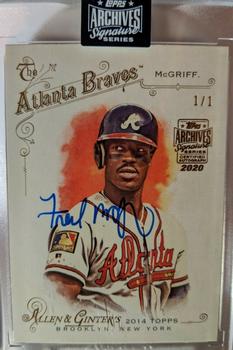 2020 Topps Archives Signature Series Retired Player Edition - Fred McGriff #65 Fred McGriff Front