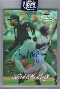 2020 Topps Archives Signature Series Retired Player Edition - Fred McGriff #32 Fred McGriff Front