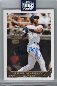 2020 Topps Archives Signature Series Retired Player Edition - Fred McGriff #30 Fred McGriff Front