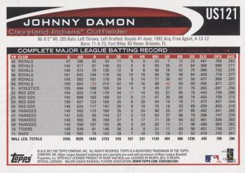 2020 Topps Archives Signature Series Retired Player Edition - Johnny Damon #US121 Johnny Damon Back