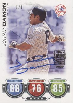 2020 Topps Archives Signature Series Retired Player Edition - Johnny Damon #NNO Johnny Damon Front