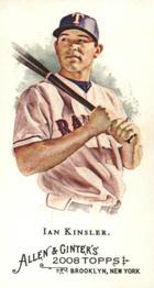 2008 Topps Allen & Ginter - Mini No Card Number #NNO Ian Kinsler Front