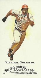 2008 Topps Allen & Ginter - Mini No Card Number #NNO Vladimir Guerrero Front
