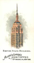 2008 Topps Allen & Ginter - Mini No Card Number #NNO Empire State Building Front