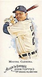 2008 Topps Allen & Ginter - Mini No Card Number #NNO Miguel Cabrera Front