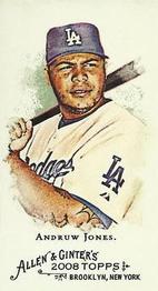 2008 Topps Allen & Ginter - Mini No Card Number #NNO Andruw Jones Front