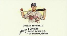 2008 Topps Allen & Ginter - Mini No Card Number #NNO Justin Morneau Front
