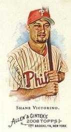 2008 Topps Allen & Ginter - Mini No Card Number #NNO Shane Victorino Front