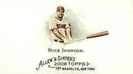 2008 Topps Allen & Ginter - Mini No Card Number #NNO Nick Johnson Front