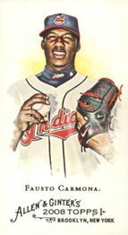 2008 Topps Allen & Ginter - Mini No Card Number #NNO Fausto Carmona Front