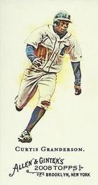 2008 Topps Allen & Ginter - Mini No Card Number #NNO Curtis Granderson Front
