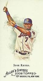 2008 Topps Allen & Ginter - Mini No Card Number #NNO Jose Reyes Front