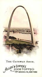2008 Topps Allen & Ginter - Mini No Card Number #NNO The Gateway Arch Front