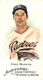 2008 Topps Allen & Ginter - Mini No Card Number #NNO Greg Maddux Front