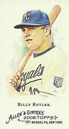 2008 Topps Allen & Ginter - Mini No Card Number #NNO Billy Butler Front