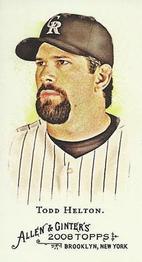 2008 Topps Allen & Ginter - Mini No Card Number #NNO Todd Helton Front
