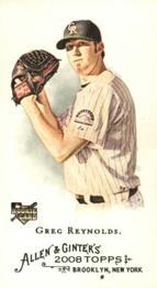 2008 Topps Allen & Ginter - Mini No Card Number #NNO Greg Reynolds Front