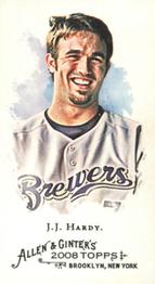 2008 Topps Allen & Ginter - Mini No Card Number #NNO J.J. Hardy Front