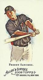 2008 Topps Allen & Ginter - Mini No Card Number #NNO Freddy Sanchez Front