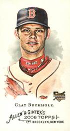 2008 Topps Allen & Ginter - Mini No Card Number #NNO Clay Buchholz Front