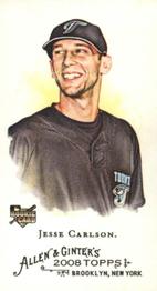 2008 Topps Allen & Ginter - Mini No Card Number #NNO Jesse Carlson Front