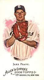 2008 Topps Allen & Ginter - Mini No Card Number #NNO Jake Peavy Front