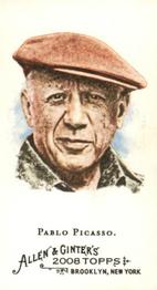 2008 Topps Allen & Ginter - Mini No Card Number #NNO Pablo Picasso Front