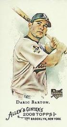 2008 Topps Allen & Ginter - Mini No Card Number #NNO Daric Barton Front