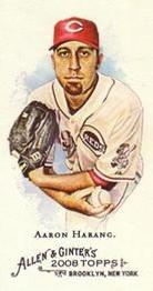 2008 Topps Allen & Ginter - Mini No Card Number #NNO Aaron Harang Front