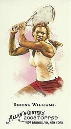 2008 Topps Allen & Ginter - Mini No Card Number #NNO Serena Williams Front