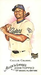 2008 Topps Allen & Ginter - Mini No Card Number #NNO Callix Crabbe Front