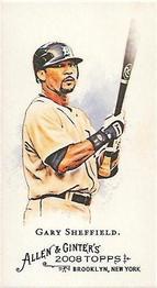 2008 Topps Allen & Ginter - Mini No Card Number #NNO Gary Sheffield Front