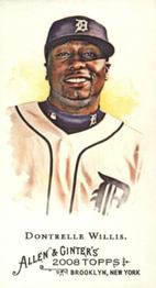 2008 Topps Allen & Ginter - Mini No Card Number #NNO Dontrelle Willis Front