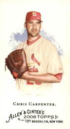 2008 Topps Allen & Ginter - Mini No Card Number #NNO Chris Carpenter Front