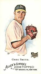 2008 Topps Allen & Ginter - Mini No Card Number #NNO Greg Smith Front