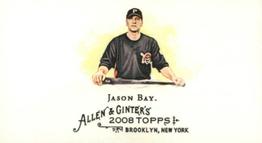 2008 Topps Allen & Ginter - Mini No Card Number #NNO Jason Bay Front