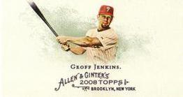 2008 Topps Allen & Ginter - Mini No Card Number #NNO Geoff Jenkins Front