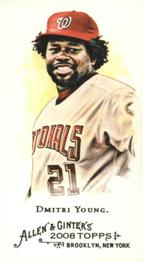 2008 Topps Allen & Ginter - Mini No Card Number #NNO Dmitri Young Front