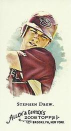 2008 Topps Allen & Ginter - Mini No Card Number #NNO Stephen Drew Front