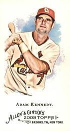 2008 Topps Allen & Ginter - Mini No Card Number #NNO Adam Kennedy Front