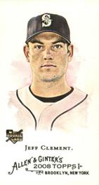 2008 Topps Allen & Ginter - Mini No Card Number #NNO Jeff Clement Front