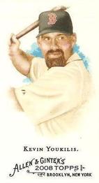 2008 Topps Allen & Ginter - Mini No Card Number #NNO Kevin Youkilis Front