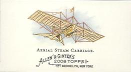 2008 Topps Allen & Ginter - Mini Pioneers of Aviation #PA4 Aerial Steam Carriage Front
