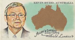 2008 Topps Allen & Ginter - Mini World Leaders #WL2 Kevin Rudd Front