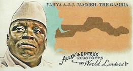 2008 Topps Allen & Ginter - Mini World Leaders #WL14 Yahya A.J.J. Jammeh Front