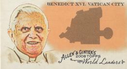 2008 Topps Allen & Ginter - Mini World Leaders #WL17 Benedict XVI Front