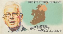 2008 Topps Allen & Ginter - Mini World Leaders #WL21 Bertie Ahern Front