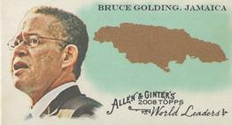 2008 Topps Allen & Ginter - Mini World Leaders #WL23 Bruce Golding Front