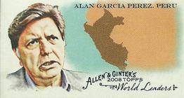 2008 Topps Allen & Ginter - Mini World Leaders #WL34 Alan Garcia Perez Front